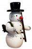 31985 Schneemann - Leiter + Kehrbesen 5,5 cm