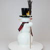 Räuchermann Schneemann mit Zylinder
