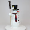 Räuchermann Schneemann mit Zylinder