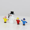 Schneemann mit Kindern