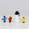Schneemann mit Kindern