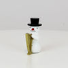 Schneemann mit großer Harfe