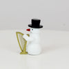 Schneemann mit großer Harfe