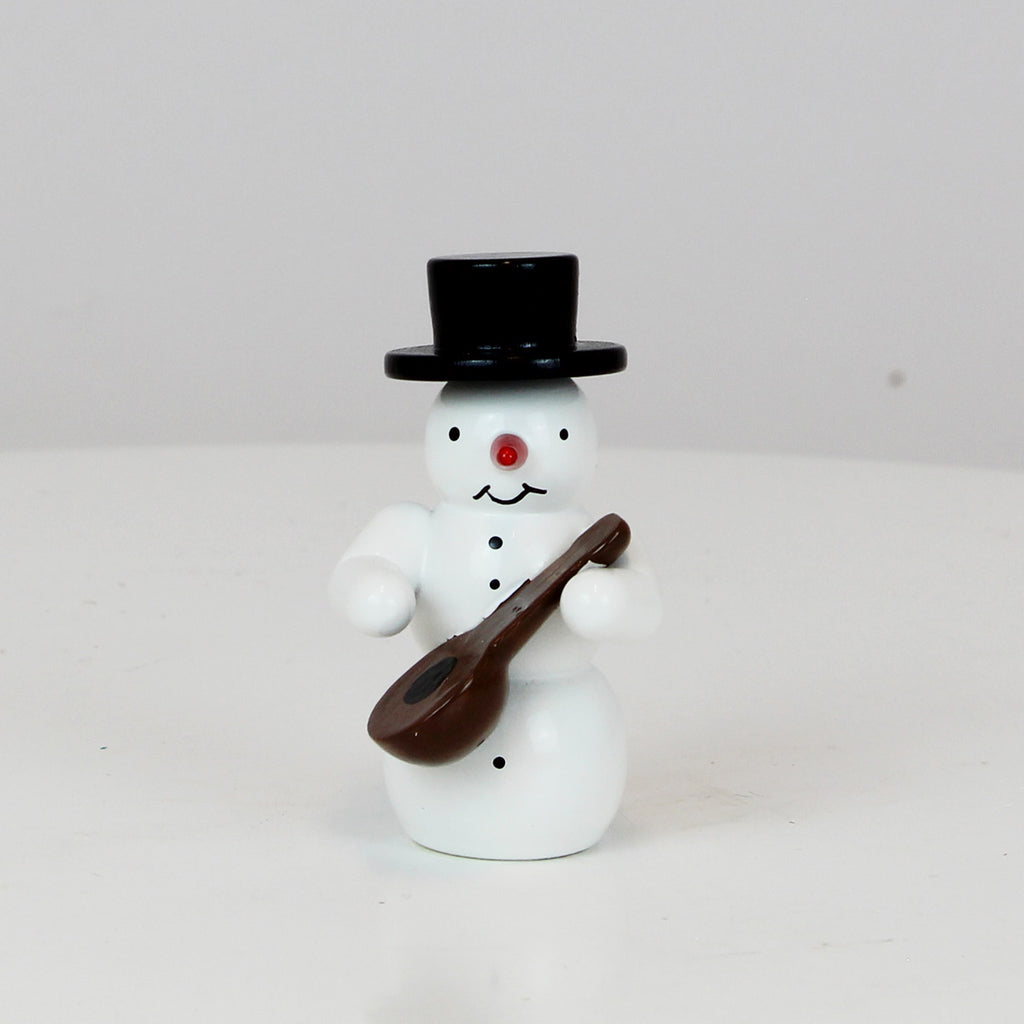 Schneemann mit Mandoline