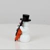 Schneemann mit Kontrabass