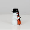 Schneemann mit Kontrabass