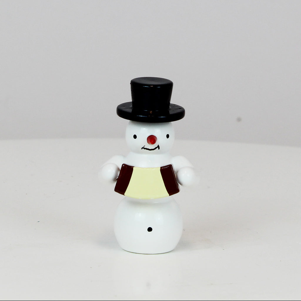 Schneemann mit Akkordeon