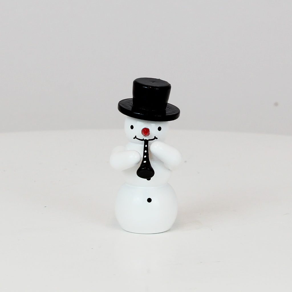 Schneemann mit Flöte