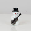 Schneemann mit Gitarre