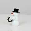 Schneemann mit Tamburin