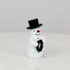 Schneemann mit Tamburin