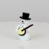 Schneemann mit Banjo