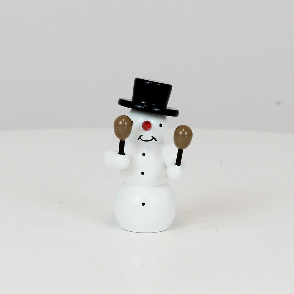 Schneemann mit Maracas