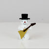 Schneemann mit E-Gitarre
