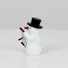 Schneemann mit singender Säge