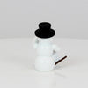 Schneemann mit singender Säge