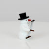 Schneemann mit singender Säge