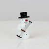 Schneemann mit singender Säge