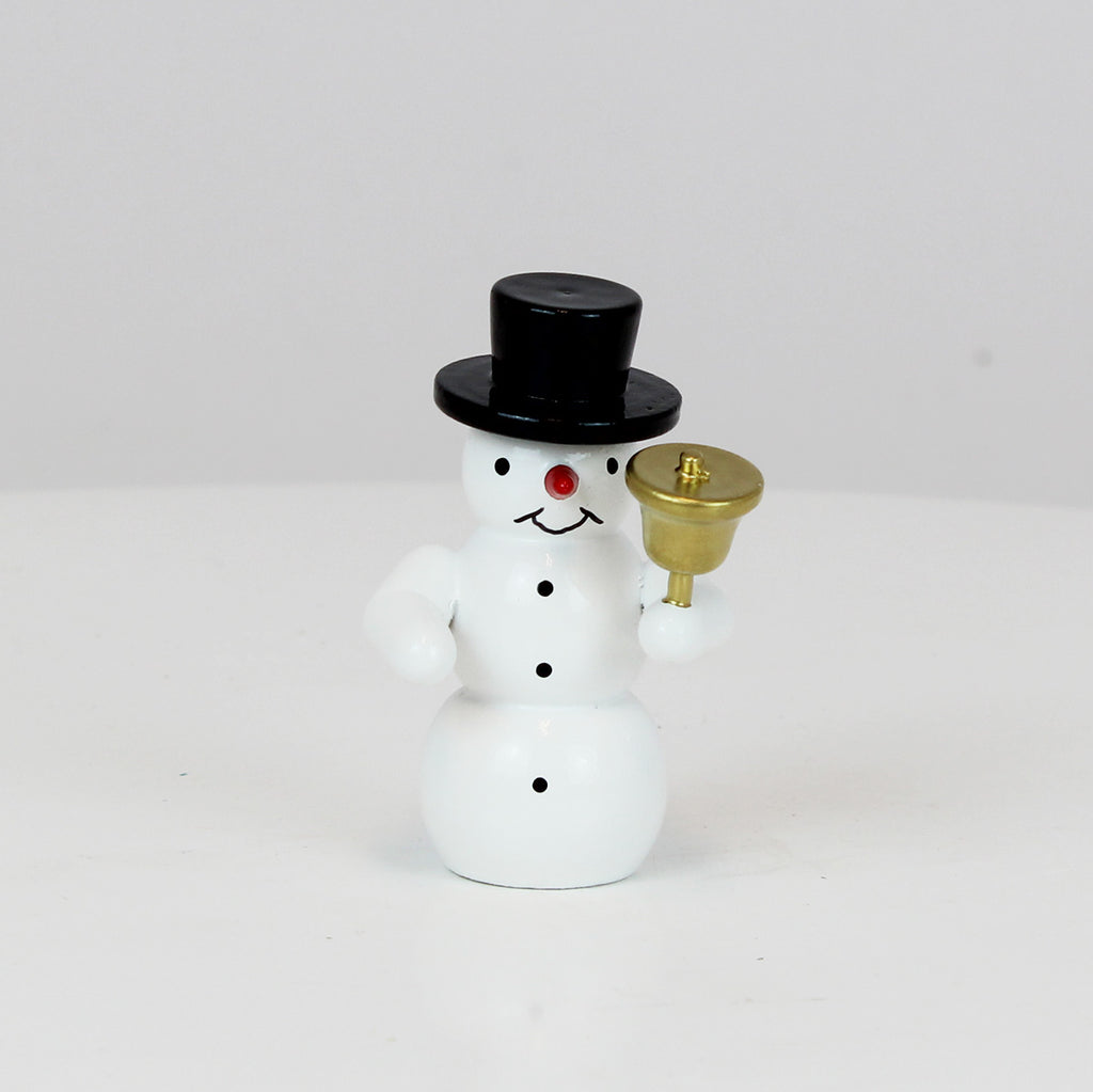 Schneemann mit Glocke