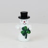 Schneemann mit Kleeblatt