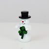 Schneemann mit Kleeblatt