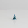Deko-Ringbaum Grün-Weiß, glänzend – 2,5 cm