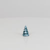 Deko-Ringbaum Grün-Weiß, glänzend – 2,5 cm
