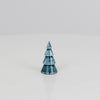 Deko-Ringbaum Grün-Weiß, glänzend – 3,5 cm
