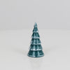 Deko-Ringbaum Grün-Weiß, glänzend – 5,5 cm