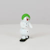 Schneemann mit Snowboard und Skibrille